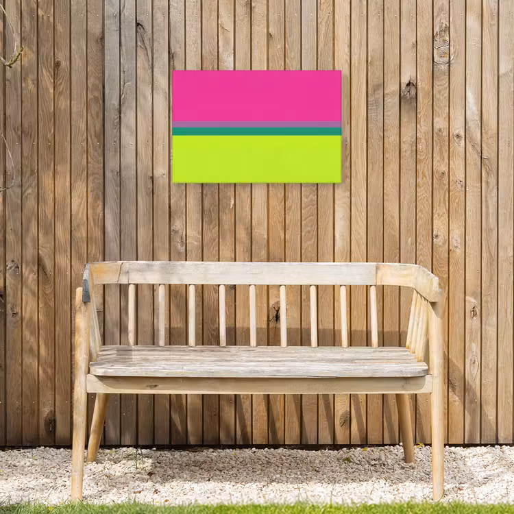 Buiten canvas - Strepen - Modern - Kleurrijk — 3