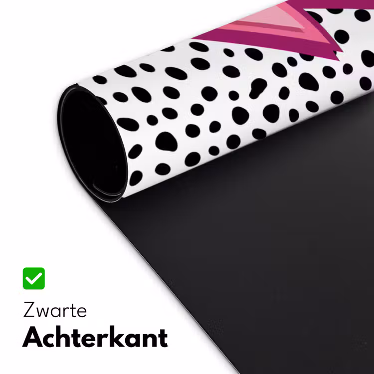 Bureau onderlegger - Bliksem - Roze - Stippen — 5