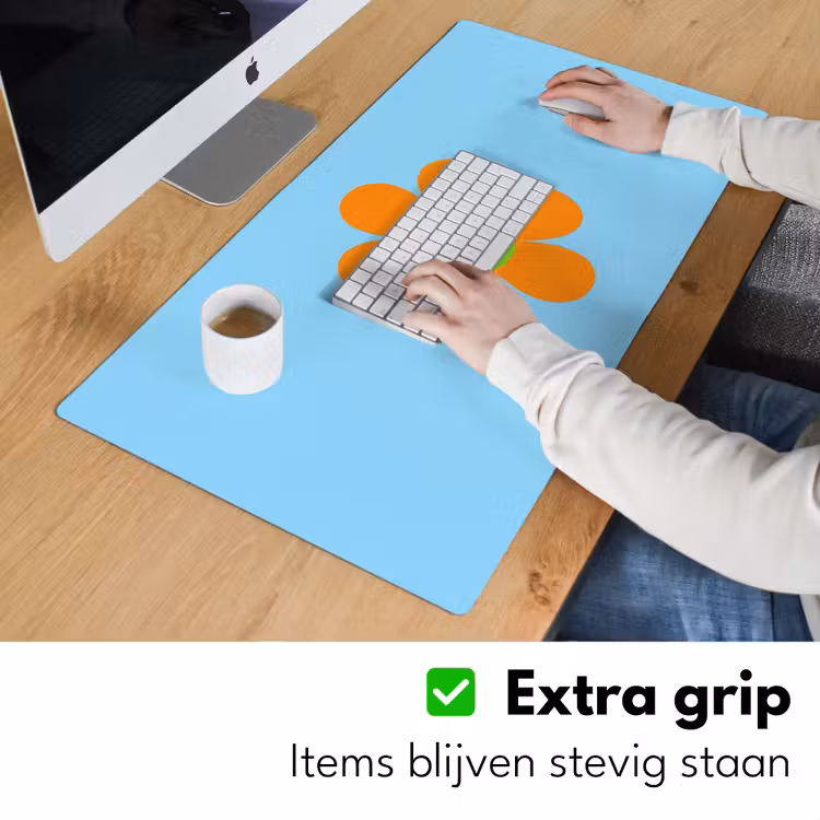 Bureau onderlegger - Bloem - Smiley - Kleurrijk — 6
