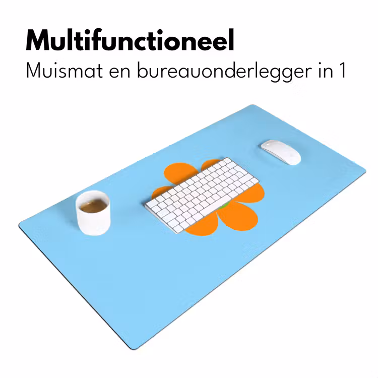 Bureau onderlegger - Bloem - Smiley - Kleurrijk — 7