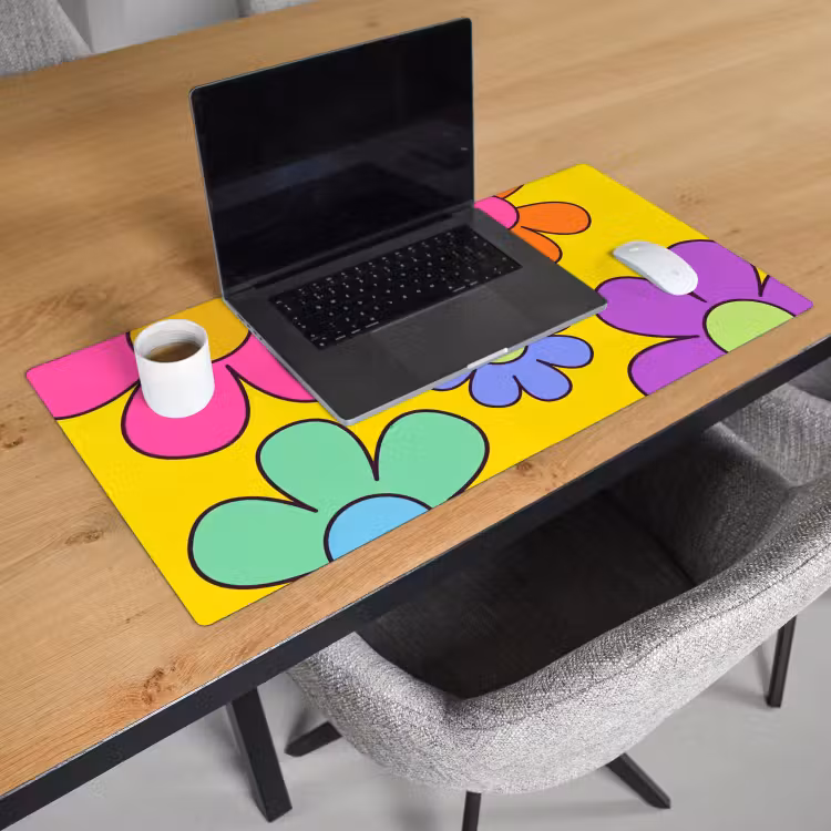 Bureau onderlegger - Bloemen - Illustratie - Kleurrijk — 3