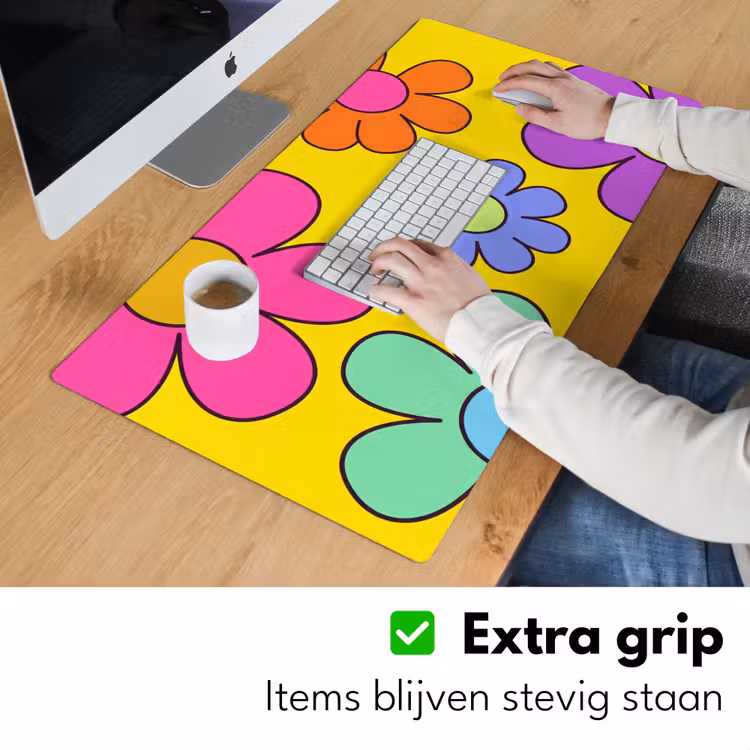 Bureau onderlegger - Bloemen - Illustratie - Kleurrijk — 6