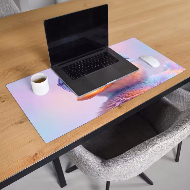 Bureau onderlegger - Eend - bril - Pastel — 3