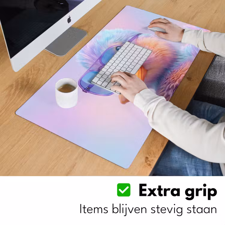 Bureau onderlegger - Eend - bril - Pastel — 6