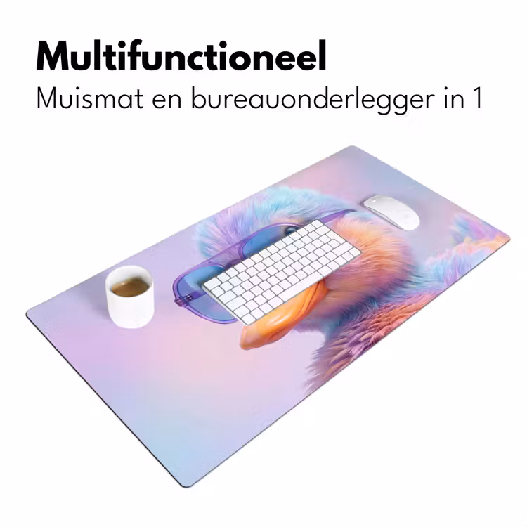 Bureau onderlegger - Eend - bril - Pastel — 7