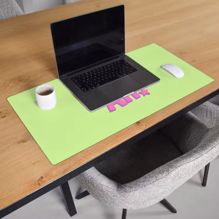 Bureau onderlegger - Groen - Neon - Quote — 3