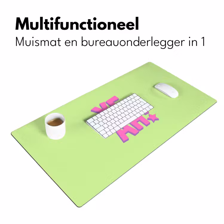 Bureau onderlegger - Groen - Neon - Quote — 7