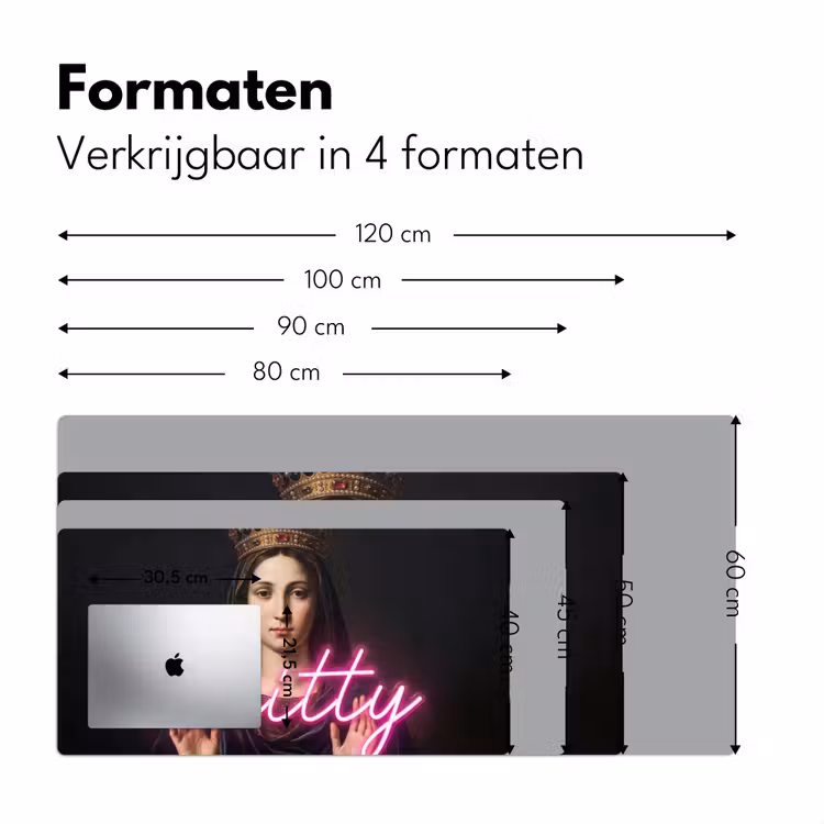 Bureau onderlegger - Ironisch - Tekst - Neon — 8