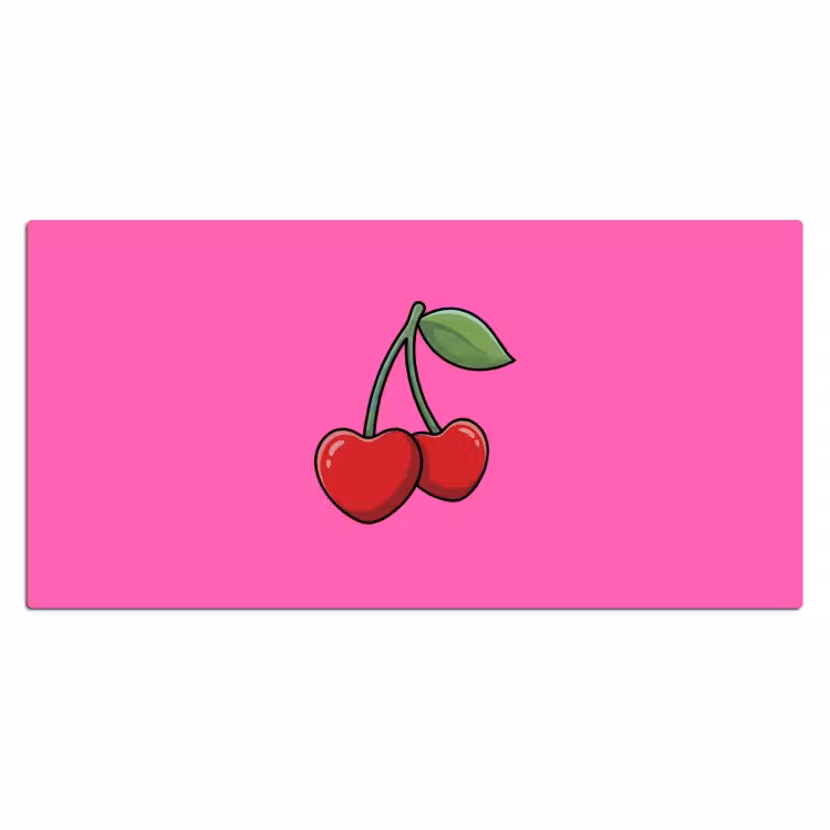 Bureau onderlegger - Kers - Roze - Fruit — 2