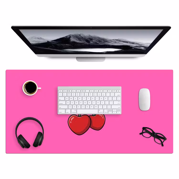 Bureau onderlegger - Kers - Roze - Fruit — 4
