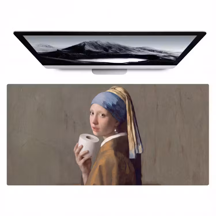 Bureau onderlegger - Klassiek - Humor - Kleurrijk — 1