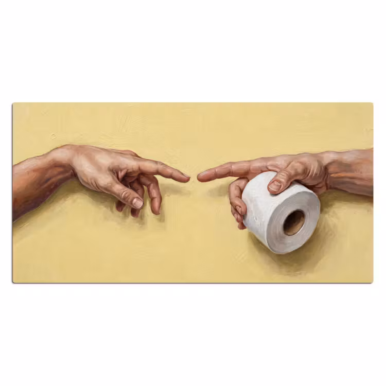 Bureau onderlegger - Klassiek - Kunst - Humor — 2