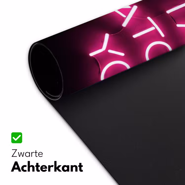 Bureau onderlegger - Man - Tekst - Neon — 5