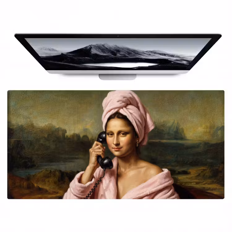 Bureau onderlegger - Mona - Klassiek - Roze — 1