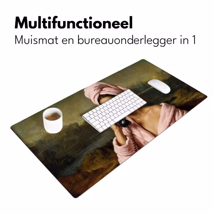 Bureau onderlegger - Mona - Klassiek - Roze — 7