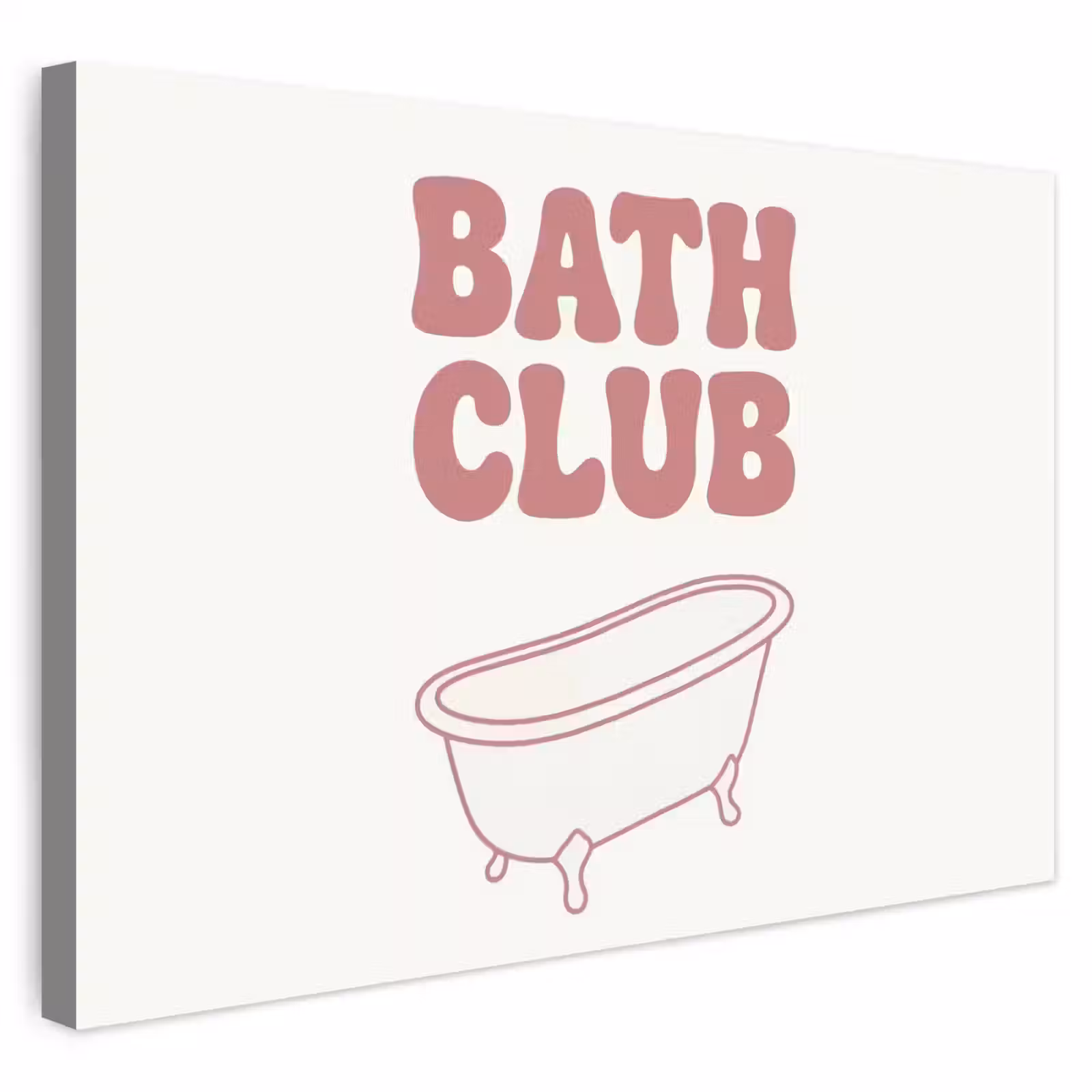 Buiten canvas - Retro - Bad - Roze — 1