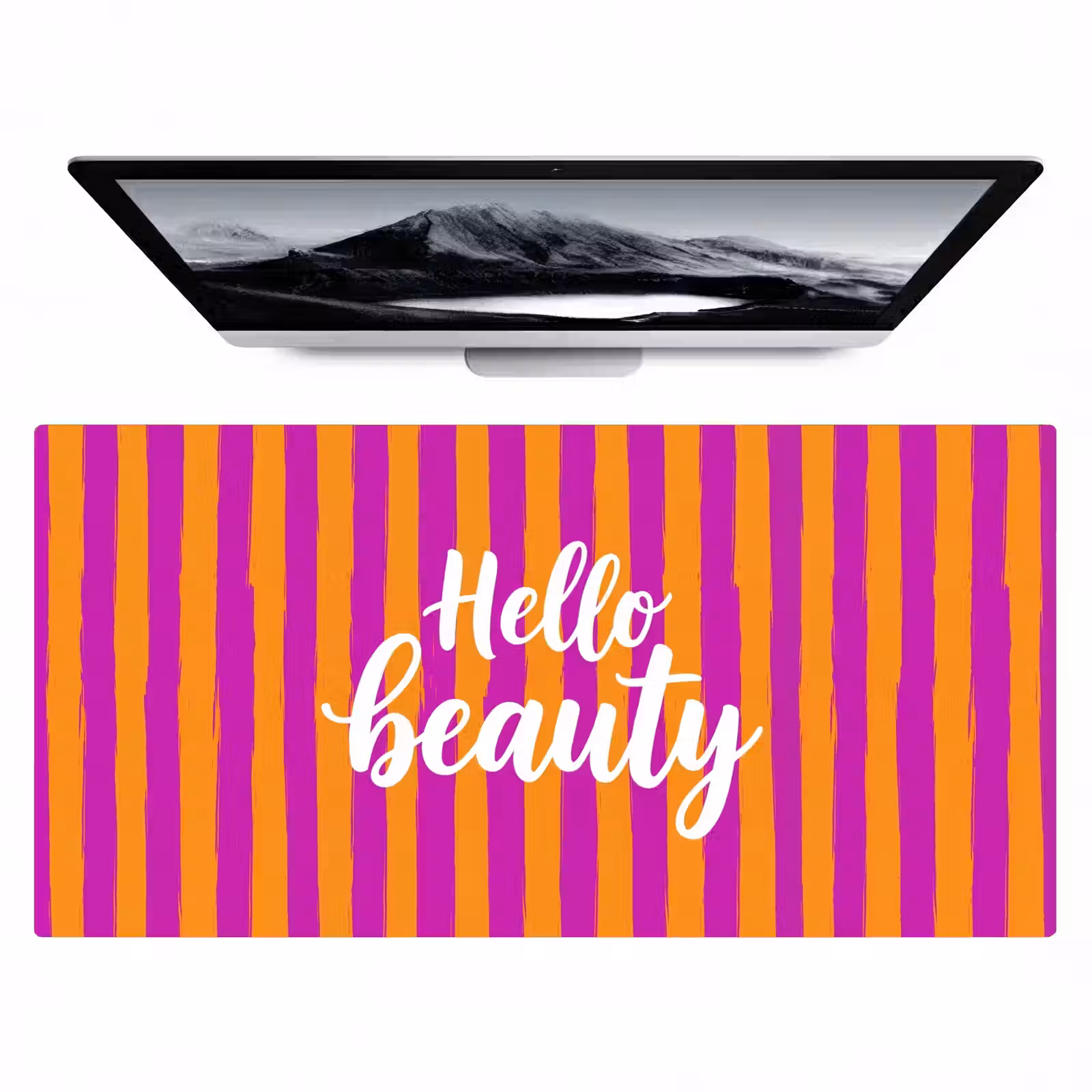 Bureau onderlegger - Modern - Hello - Oranje — 1