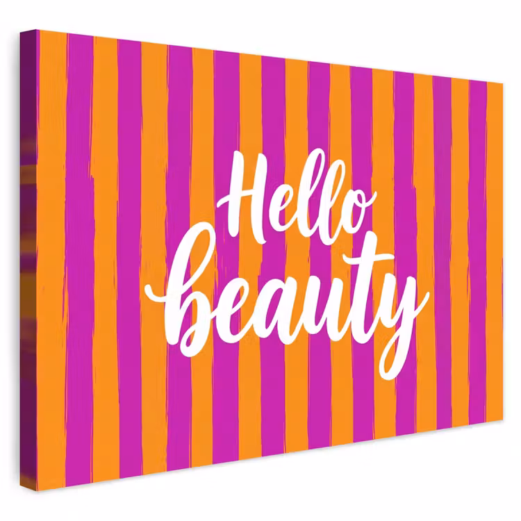 Buiten canvas - Modern - Hello - Oranje — 1