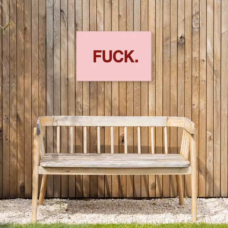 Buiten canvas - Statement - Krachtig - Roze — 3