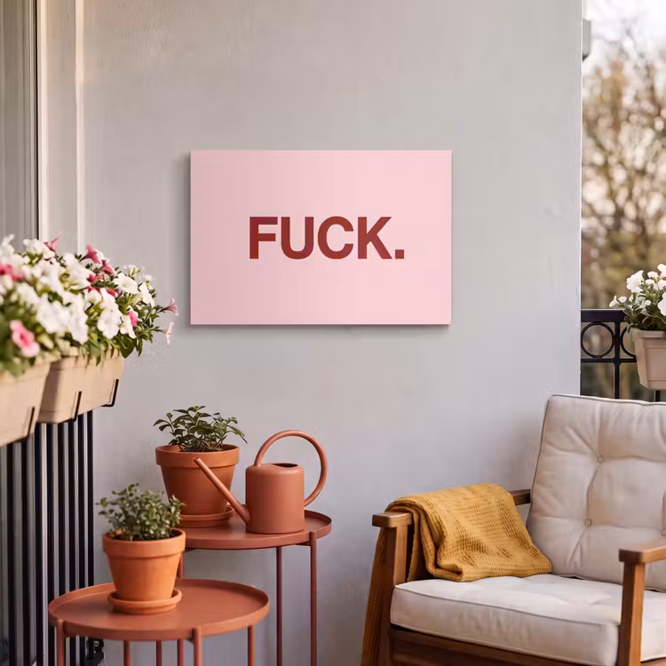 Buiten canvas - Statement - Krachtig - Roze — 4