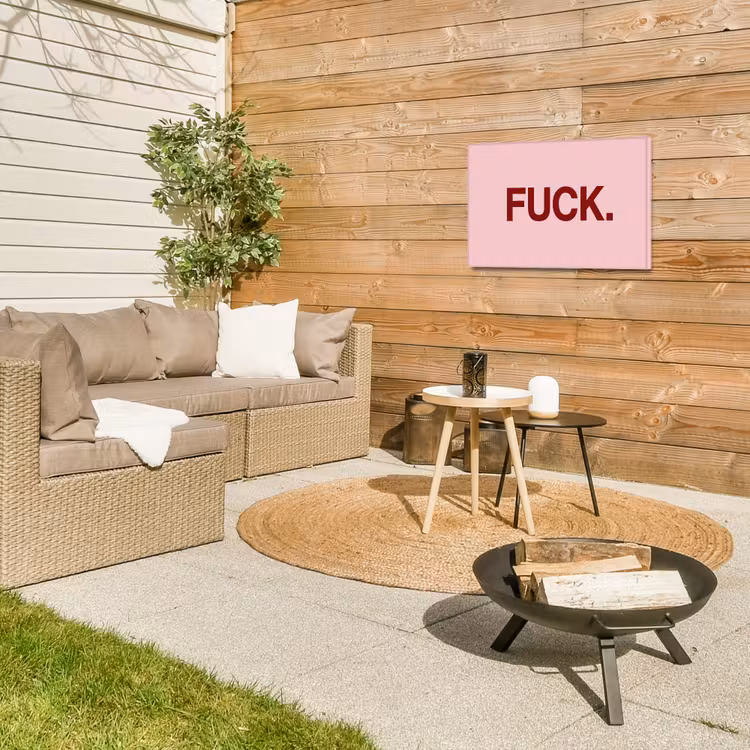 Buiten canvas - Statement - Krachtig - Roze — 5