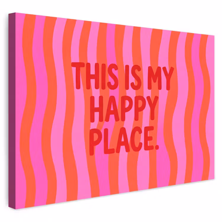 Buiten canvas - Tekst - Modern - Kleurrijk — 1