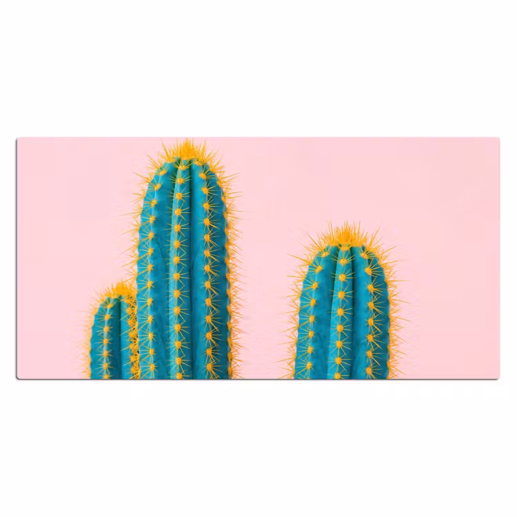 Bureau onderlegger - Cactussen - Modern - Pastel — 2