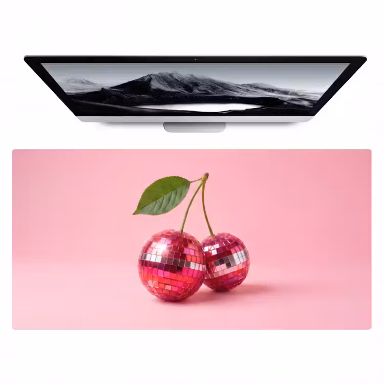 Bureau onderlegger - Disco - Kersen - Roze — 1