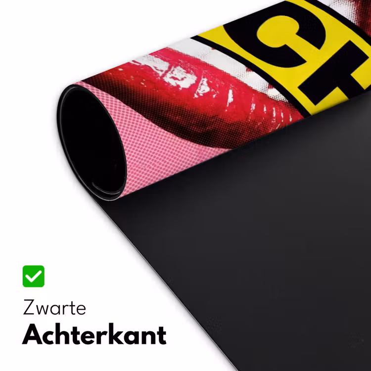 Bureau onderlegger - Lippen - Tekst - Kleurrijk — 5