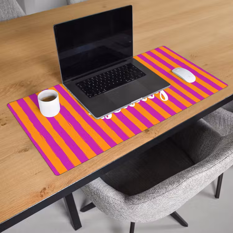 Bureau onderlegger - Modern - Hello - Oranje — 3