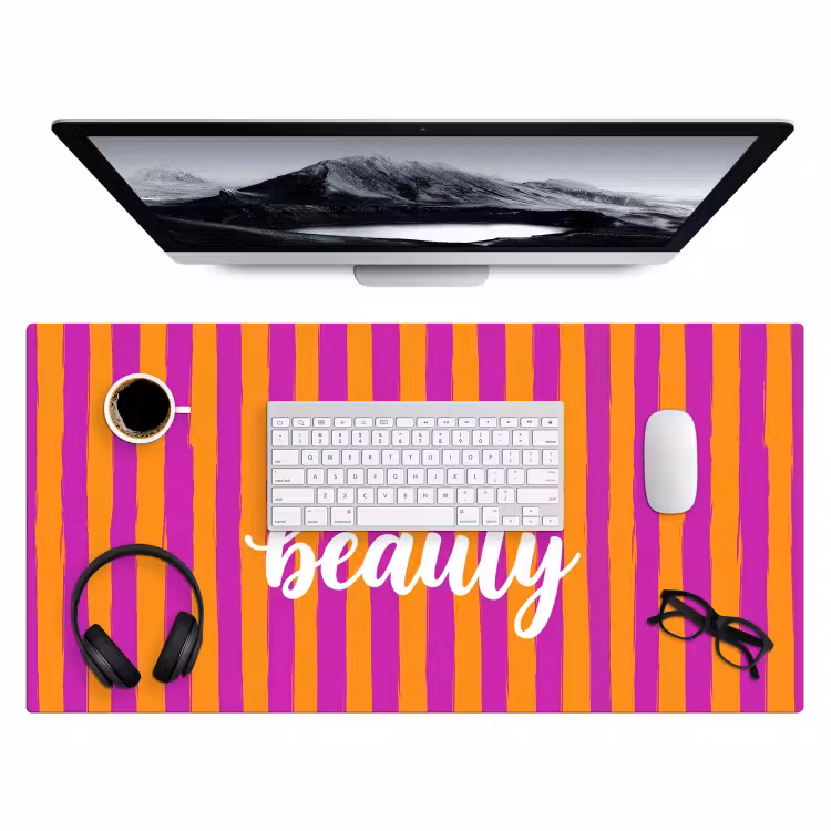 Bureau onderlegger - Modern - Hello - Oranje — 4