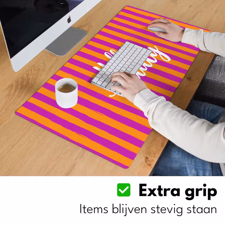 Bureau onderlegger - Modern - Hello - Oranje — 6