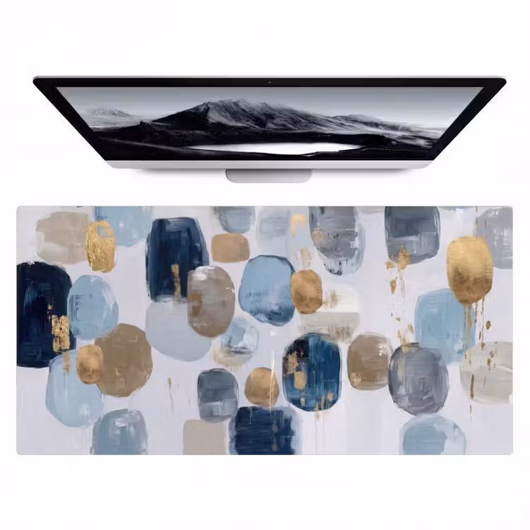 Bureau onderlegger - Abstract - Goud - Vormen — 1
