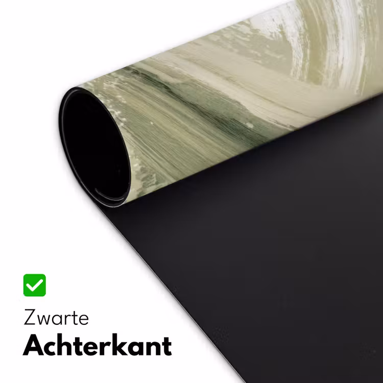 Bureau onderlegger - Abstract - Penseelstreken - Golven - Groen — 5