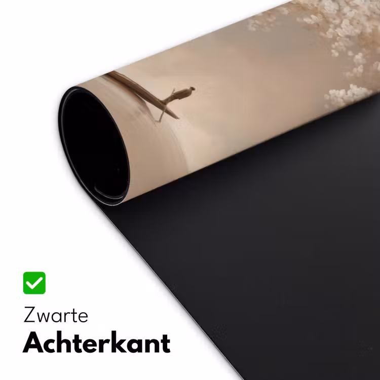 Bureau onderlegger - Bloesems - Wit - Boot - Minimalistisch — 5