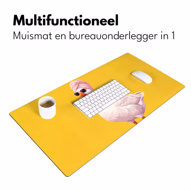 Bureau onderlegger - Eend - Zonnebril - Geel — 7