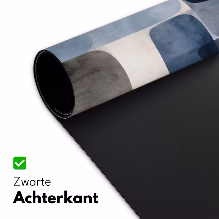 Bureau onderlegger - Patroon - Blauw - Vierkanten — 5