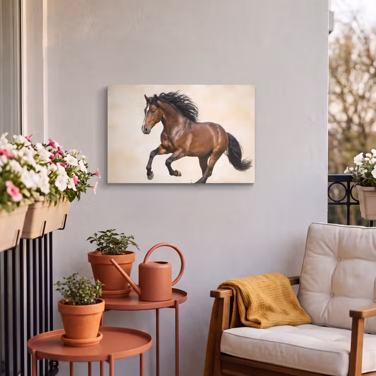 Buiten canvas - Paard - Galop - Energie — 4