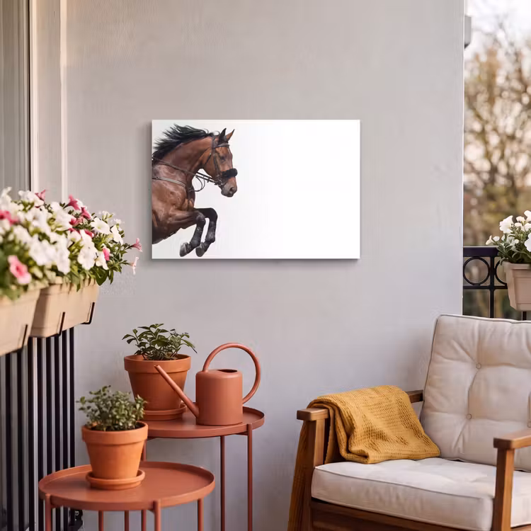 Buiten canvas - Paard - Springen - Modern — 4