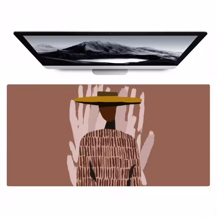 Bureau onderlegger - Abstract - Figuur - Illustratie - Hoed — 1