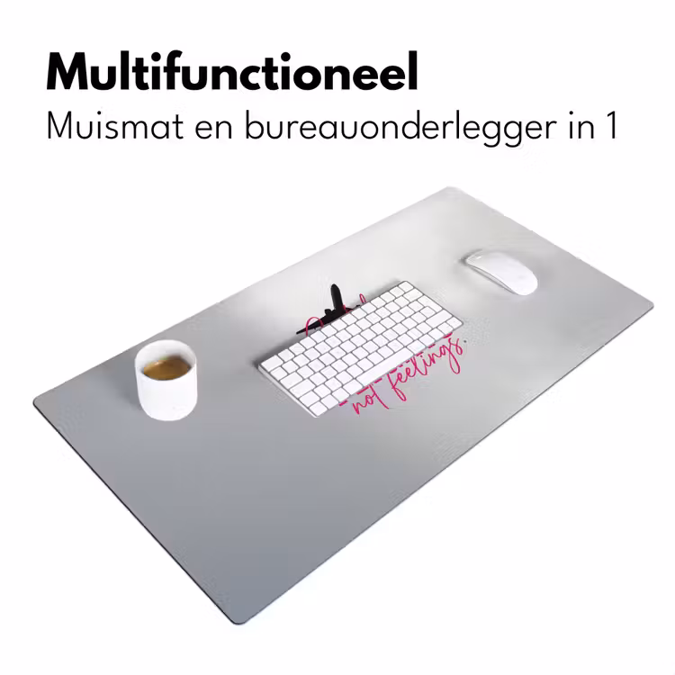Bureau onderlegger - Catch flights not feelings - Vliegtuig - Roze — 7
