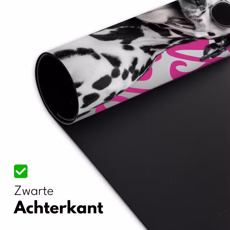 Bureau onderlegger - Cheers - Hond - Roze - Wijn — 5