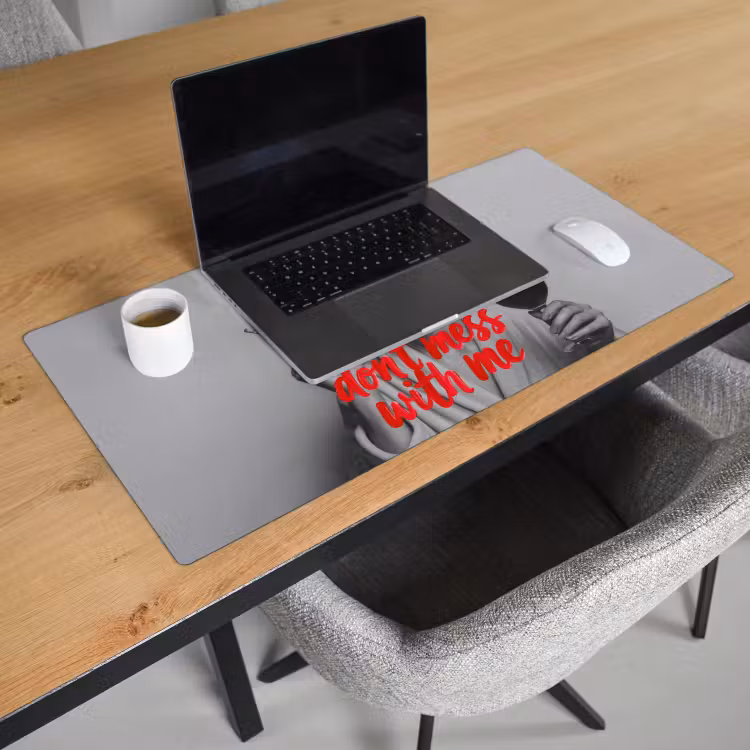 Bureau onderlegger - Don't mess with me - Wijn - Vrouw - Sigaret — 3