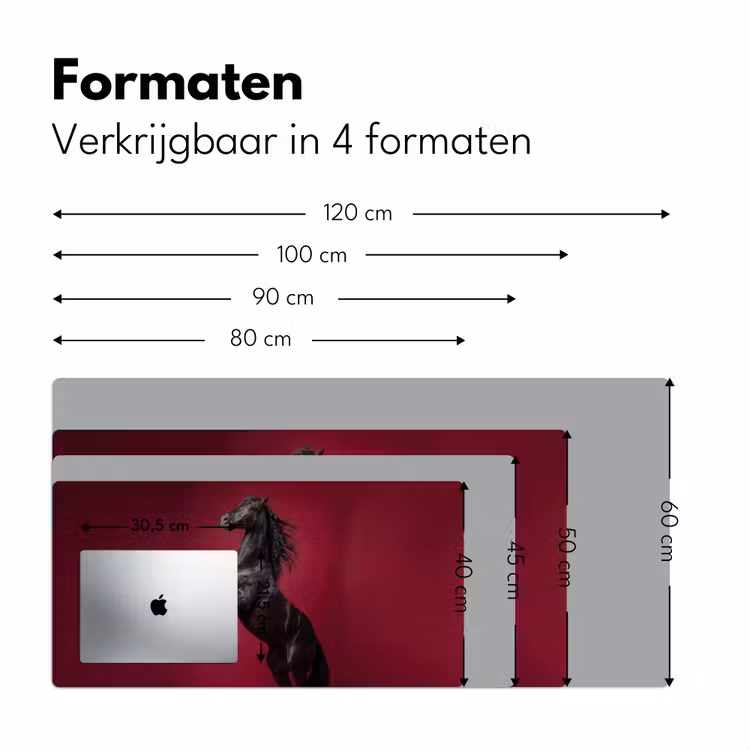 Bureau onderlegger - Hengst - Steigert - Rood — 8