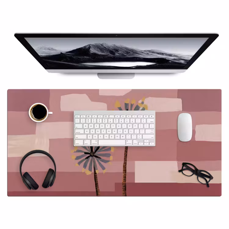 Bureau onderlegger - Illustratie - Bloemen - Vlakken - Abstract — 4