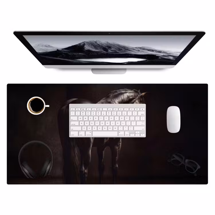 Bureau onderlegger - Krachtig - Paard - Donker — 4