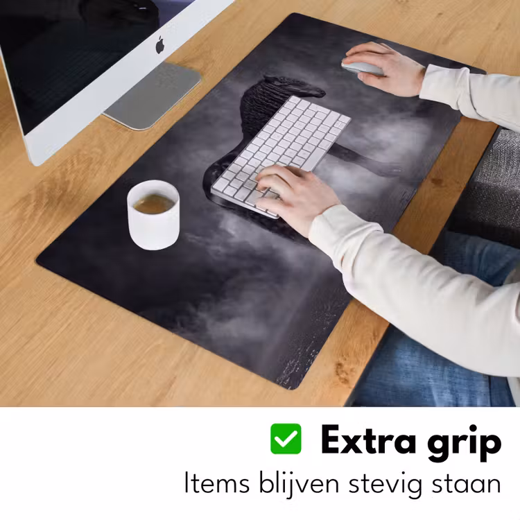 Bureau onderlegger - Paard - Magisch - Zwart — 6