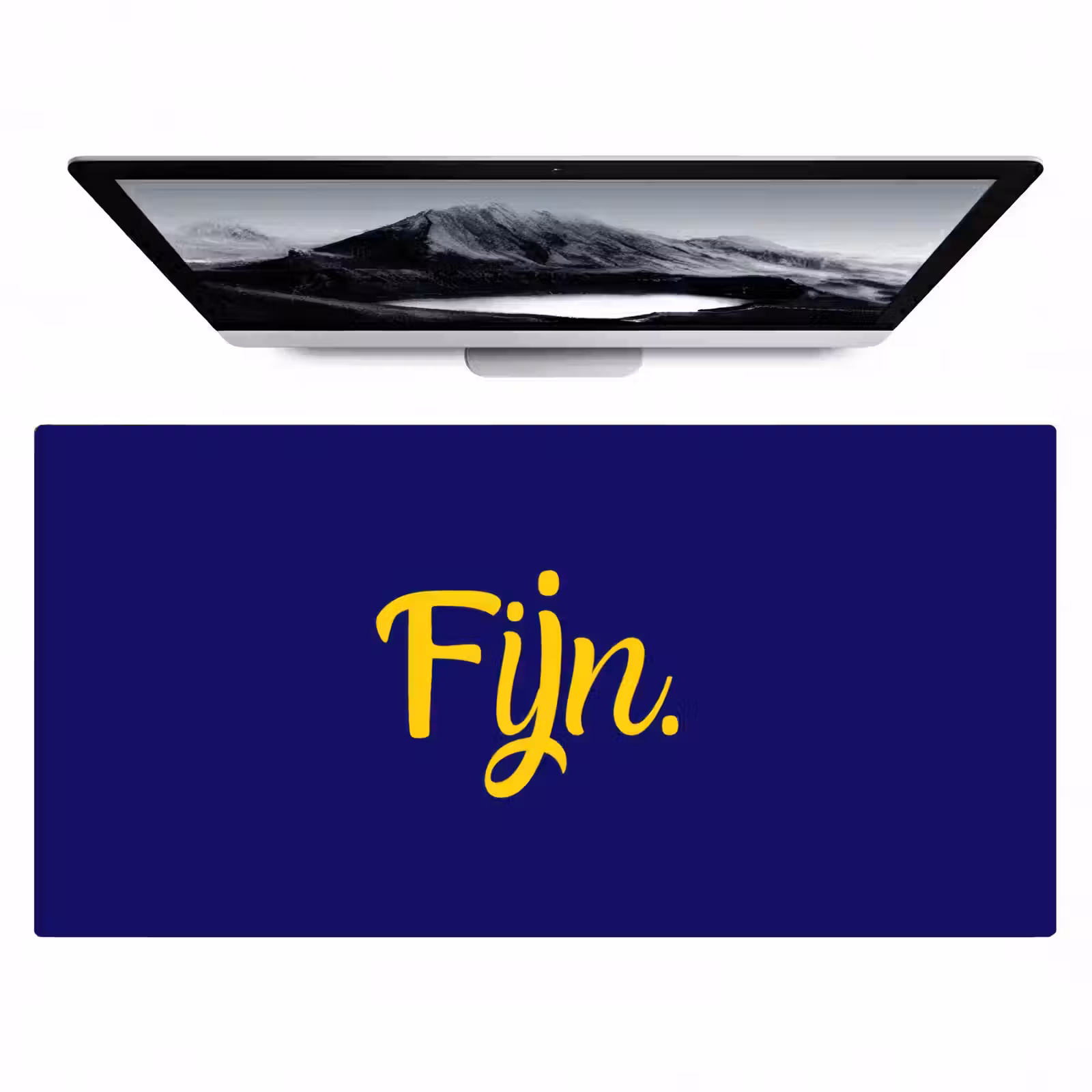 Bureau onderlegger - Blauw - Geel - Fijn — 1