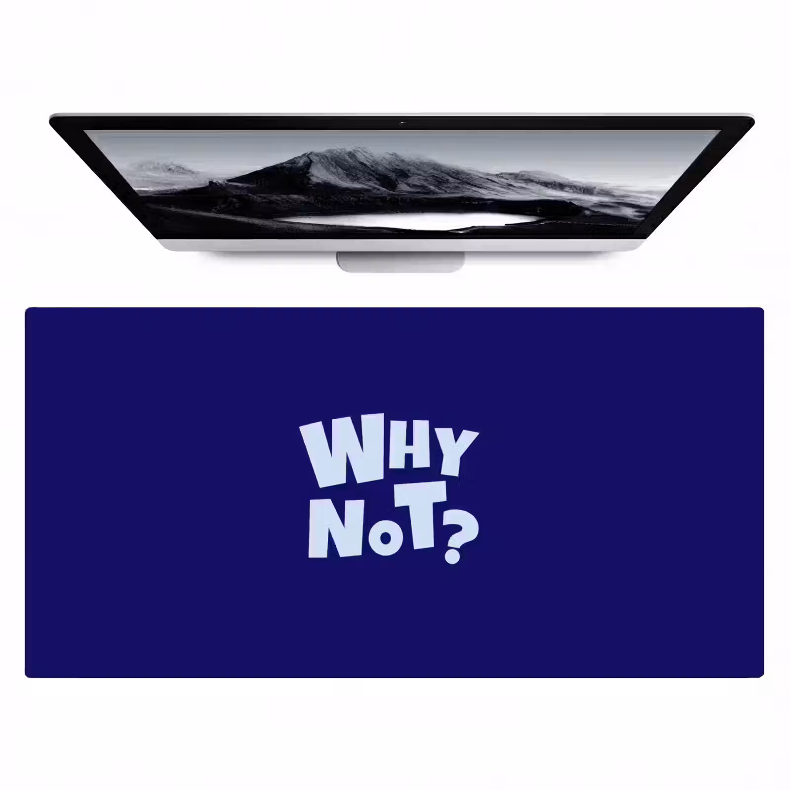 Bureau onderlegger - Blauw - Why not - Minimalistisch — 1