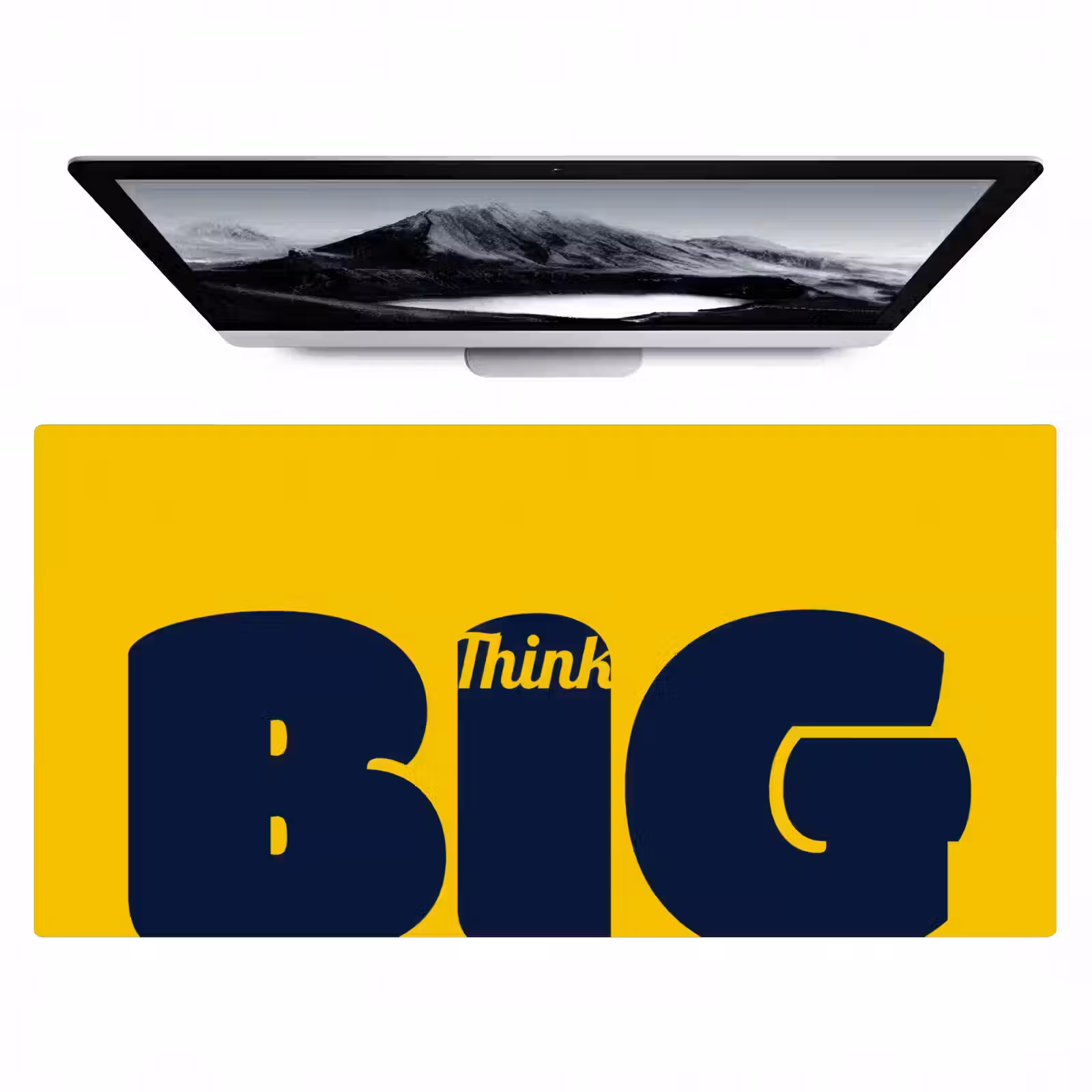 Bureau onderlegger - Geel - Think big - Grafisch — 1